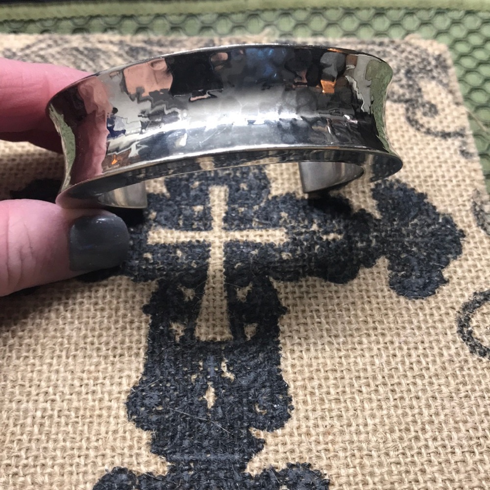 Beautiful silver cuff bracelet
